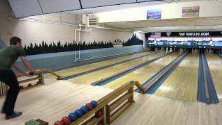 Candlepin Bowling The Bowling Bowl Brunswick Maine July 5 2013 [upl. by Armillas]