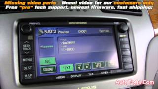 LEXUS ES330 DICE MEDIABRIDGE SATELLITE RADIO SXV200 BY AUTOTOYS COM [upl. by Amora]