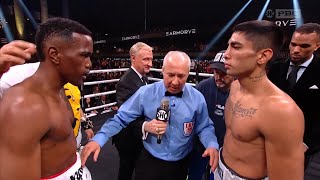 Subriel Matias VS Jeremias Ponce  Fight Highlights boxing action combat sports fight [upl. by Nosdrahcir109]