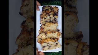 EGGLESS CHOCOLATE CHUNK Banana Bread Recipe That Actually Works shorts bananabread [upl. by Nevets747]