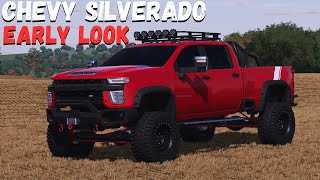 NEW MOD PREVIEW CHEVY SILVERADO FROM AGRO TONHO  Farming Simulator 22 [upl. by Lennej]