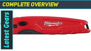 Milwaukee FastBack Knife The Ultimate Compact Cutter [upl. by Arndt]