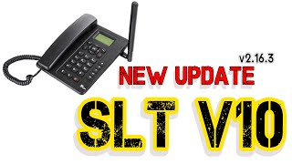 SLT V10 අලුත්ම Official Update එක  New Official Firmware Update  Auto Disconnect Fixed [upl. by Shanon178]