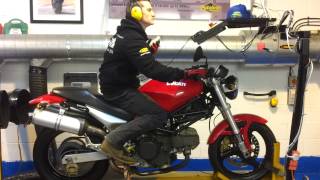 Hammer and Tongs Performance Ducati Monster 600 Dyno run [upl. by Ekaj]