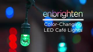 80219 80220 Enbrighten Color Changing LED Café Lights  Setup amp Install [upl. by Fabrianne]