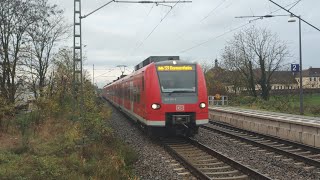 BR 425 der SBahn RheinNeckar als S3 nach Germersheim und Karlsruhe Hbf in Bad SchönbornKronau [upl. by Idnyc]