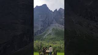 Trollveggen rest stop norway [upl. by Yrellih]