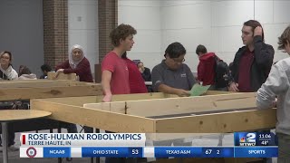 RoseHulman students compete in ‘RobOlympics’ [upl. by Annaeg]