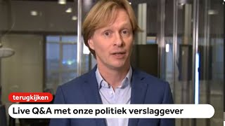 TERUGKIJKEN Over val van het kabinet met politiek verslaggever Arjan Noorlander [upl. by Golden]