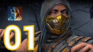 Mortal Kombat  Part 1  Tutorial  WalkthroughGameplay [upl. by Nairrad]