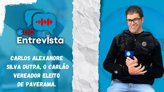 Clic Entrevista  Vereador eleito Carlos Alexandre da Silva Dutra [upl. by Goebel]