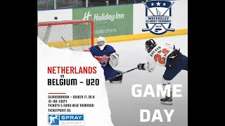 Watersley Icehockey Tournament  Netherlands U20 vs België U20 [upl. by Notsirt537]