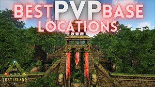 Best 8 PvP Base Locations  Lost Island Caves  Solo Small Alpha Tribe ARK Survival Evolved  ARK [upl. by Elaina233]