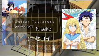 Guitar TAB  Nisekoi OST Anime  Kontoku  Graciousness Arr ANP  Tutorial Sheet Lesson iMn [upl. by Anole233]