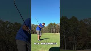 Steep Swing  No Lag  Poor Iron Distance golf shortsvideo [upl. by Care]