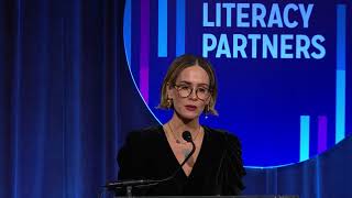 2018 Literacy Partners Gala Sarah Paulson [upl. by Akedijn]