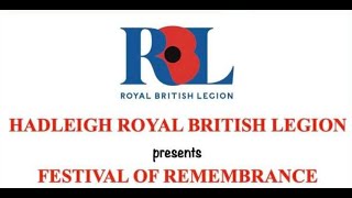 Hadleigh Remebrance 2024 [upl. by Iphigeniah]