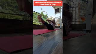 NAUKASANA BENEFITS  BOAT POSE  PRACTICING YOGA  shorts yogaforlife [upl. by Tanaka]