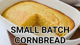 Small Batch Cornbread for Two [upl. by Gittle470]