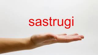 How to Pronounce sastrugi  American English [upl. by Kazmirci]