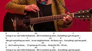 Little HollywoodAlle Farben GuitarTutorialCoverChordsLyrics [upl. by Corny316]