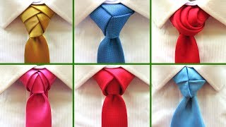 8 Best tie knots for Wedding and Festive events  How to tie a necktie [upl. by Ijat]