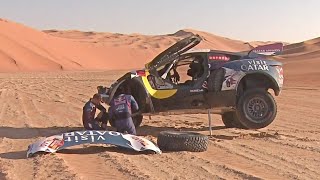 Dakar Rally 2024 Stage 6b  Broken Steering Arm for Nasser AlAttiyah [upl. by Druce]