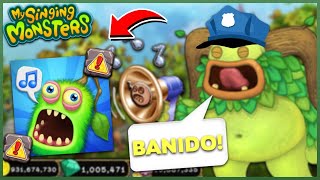 7 COISAS QUE PODEM FAZER VOCÊ SER BANIDO NO MY SINGING MONSTERS [upl. by Ybhsa]