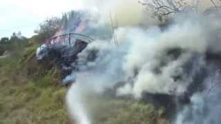 RFS  Grass Fire at Glen Alpine near Campbelltown [upl. by Enyrb]