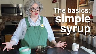 The basics how to make simple syrup [upl. by Ilil]