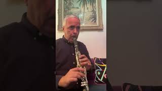 Larghetto by Haendel 913 Clarinet B♭ Selmer lygeros music clarinet learn shorts like [upl. by Esaertal]