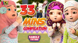 Raiqa Aur Areeba Compilation  Kaneez Fatima Cartoon  Urdu Islamic Cartoon Series  3D Animation [upl. by Chesna]