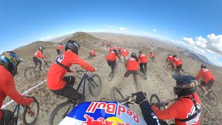 Start LAST Finish 1st 100 Amateurs Vs Pro Mountain Bikers [upl. by Gabriella]