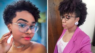 80 BEST SHORT CURLY HAIRSTYLES FOR AFRICAN AMERICAN WOMEN AMAZING SHORT HAIRCUTS TAPERED HAIRSTYLE [upl. by Naimad]