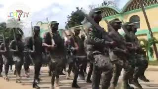 Force Armée DHaiti  Entraînement sur le boulevard au carénage Part 2 [upl. by Atinrehs41]