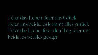 Rosenstolz gib mir Sonne Lyrics [upl. by Waddle]