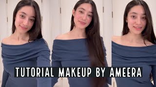 Ameera Khan  Get ready with Ameera Simple dan nampak natural 🥰 [upl. by Riggall]