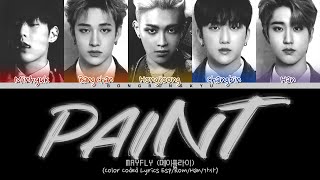 KINGDOM MAYFLY PAINT Sub Español 민혁 방찬 창빈 한 홍중 물감놀이 가사 Color Coded Lyrics [upl. by Munafo777]