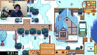 MilkampCookies Stardew Valley Speedrun [upl. by Callum]