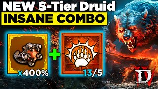 Pulverize 40 with New Ring Combo Best Druid Build Guide Diablo 4 [upl. by Uriel]