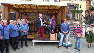 30062017 Weinfest Wernigerode Neustadt Eröffnungsrede Geschenk [upl. by Blodgett]