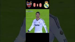 Ronaldo solo 1 goal😱🥺Real Madrid🆚Levante10match Highlights shorts youtube football ronaldo [upl. by Adilem717]