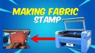 How to make fabric stampfabricstampprintingmethodmachineyoutube [upl. by Willing767]