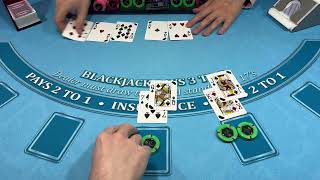 BLACKJACK 1500 BUY IN 6 DECK SESSION [upl. by Naivaj404]