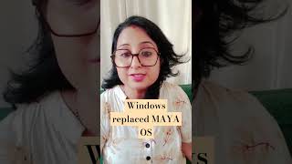 Windows replace by MAYA OS news students exam upsc students [upl. by Herwin]