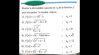 dérivation et étude des fonctions 2 bac SM Ex 4 et 5 page 146 Almoufid [upl. by Farly]