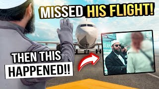 ✈️🤯Shaykh Uthman MISSED his Flight 🇺🇸 but then this happened❗ [upl. by Ellerahc]