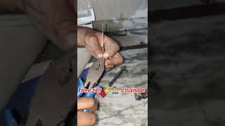 Freezer 💯⚡ change engineering shortvideo airconditioner frize [upl. by Eahsan]