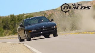 Chris Forsberg takes the Clarion Builds BMW 850Ci on its First Drive [upl. by Eet]