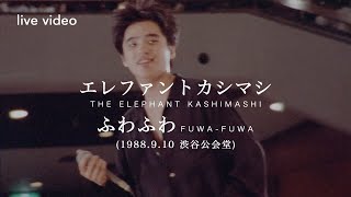 エレファントカシマシ「ふわふわ」19880910渋谷公会堂ライブ [upl. by Raamal]